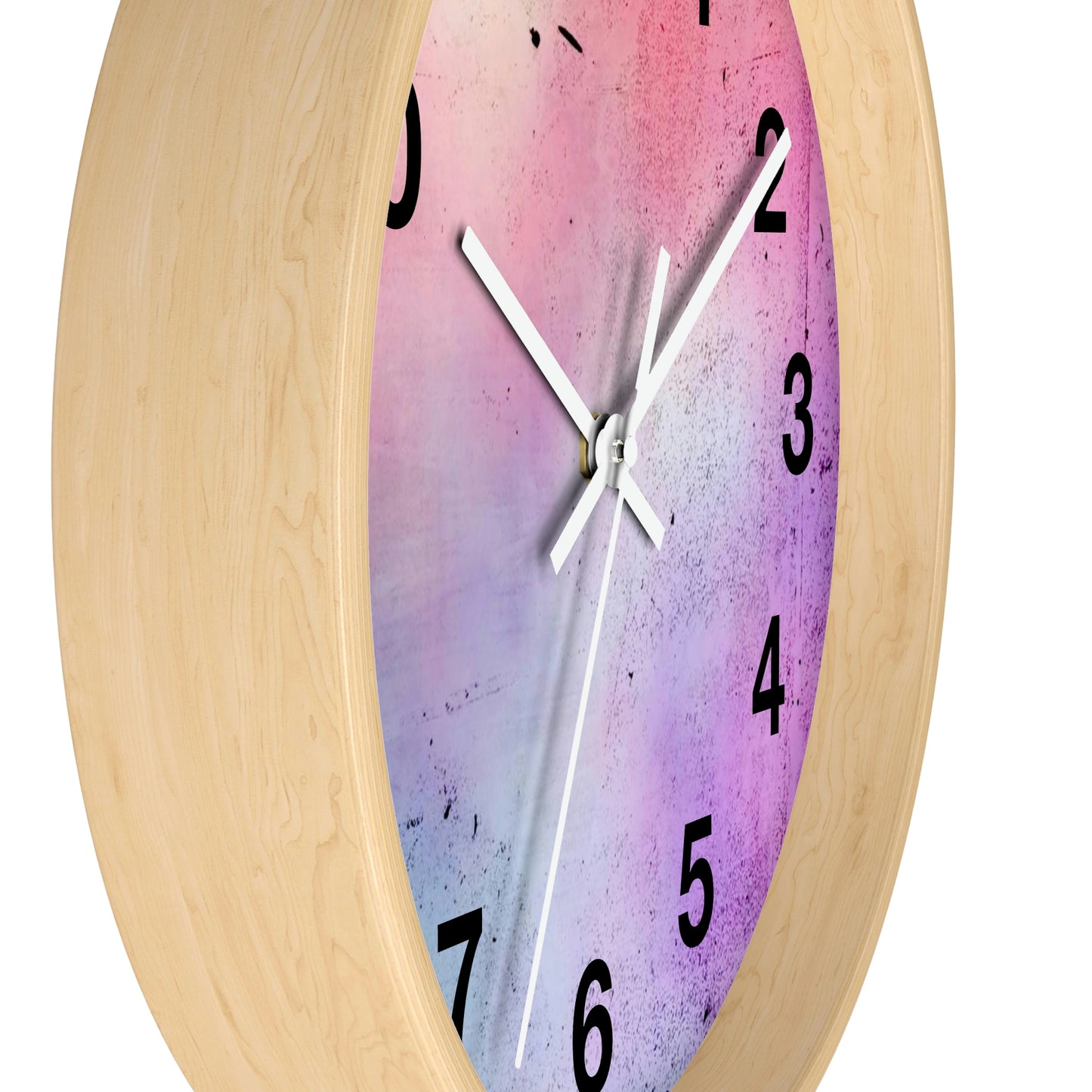 Horloge murale rose clair violet Quelle horloge murale fabuleuse !