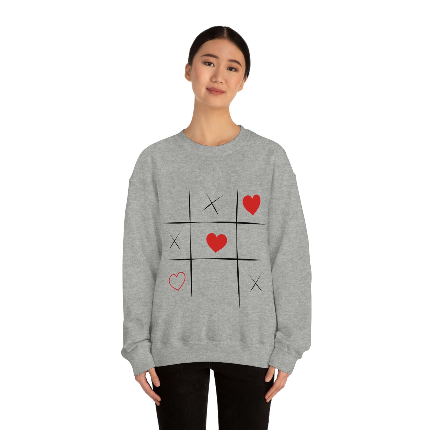 Sweat-shirt ras du cou Tic Tac Toe Ma fille adorerait ce sweat-shirt !