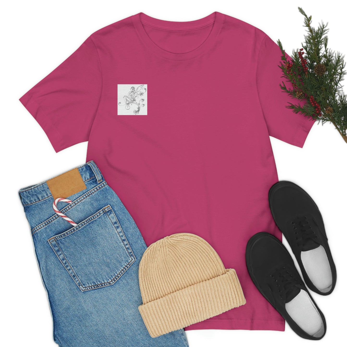 Camiseta unisex de manga corta con texto en inglés "Bruja Brew Happiness", regalo de cumpleaños y aniversario