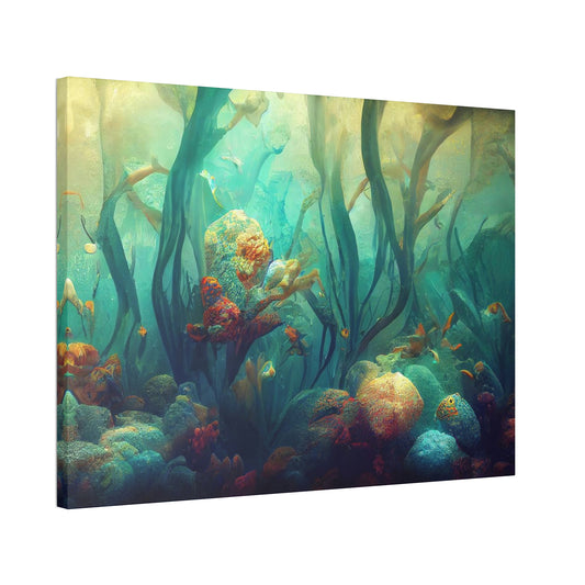 Ocean Canvas Stretched, 1.5'' 4 Sizes Beautiful Gift Birthday Anniversary Mother Father Daughter Son