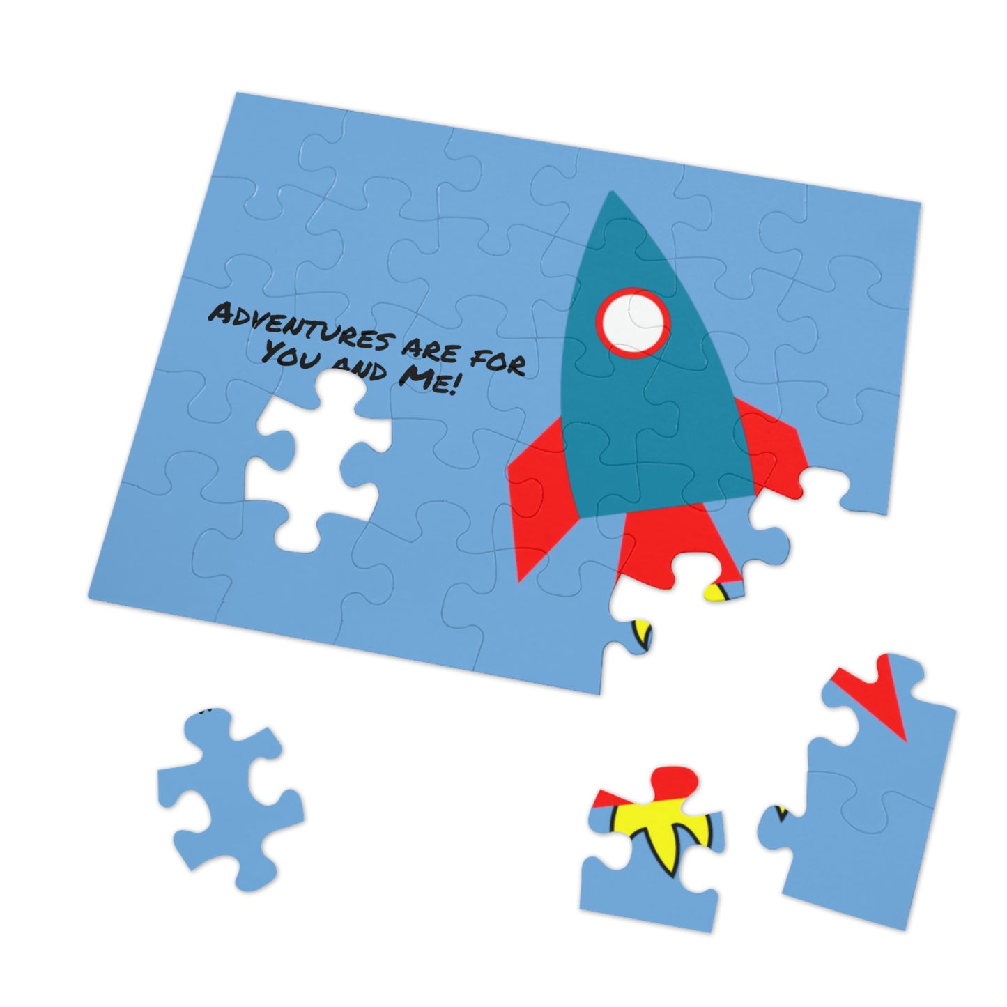 Rocket Jigsaw Puzzle I Love Games!