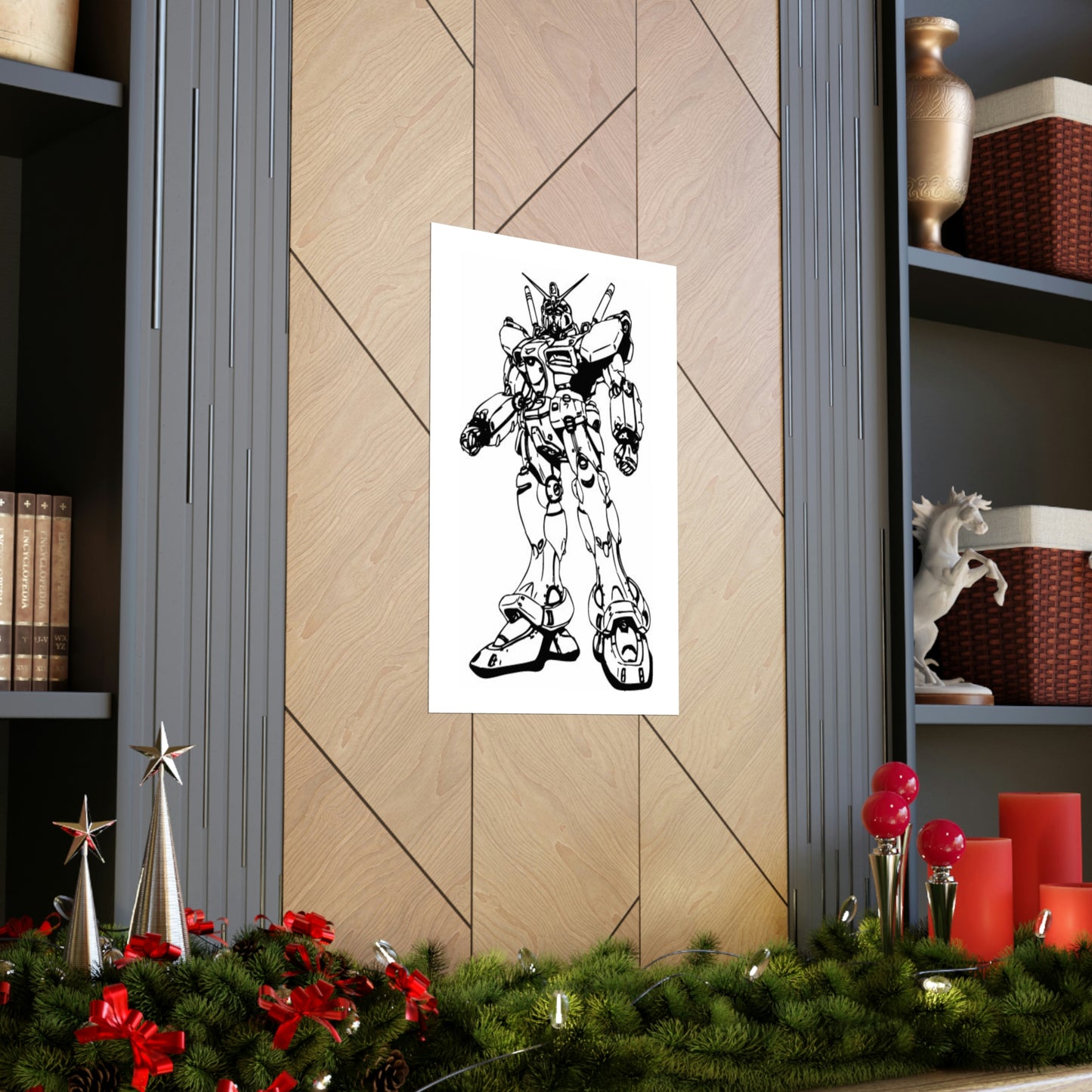 Figuras de acción en pósteres verticales mate de primera calidad, ideales como regalo de cumpleaños para la habitación de los niños.