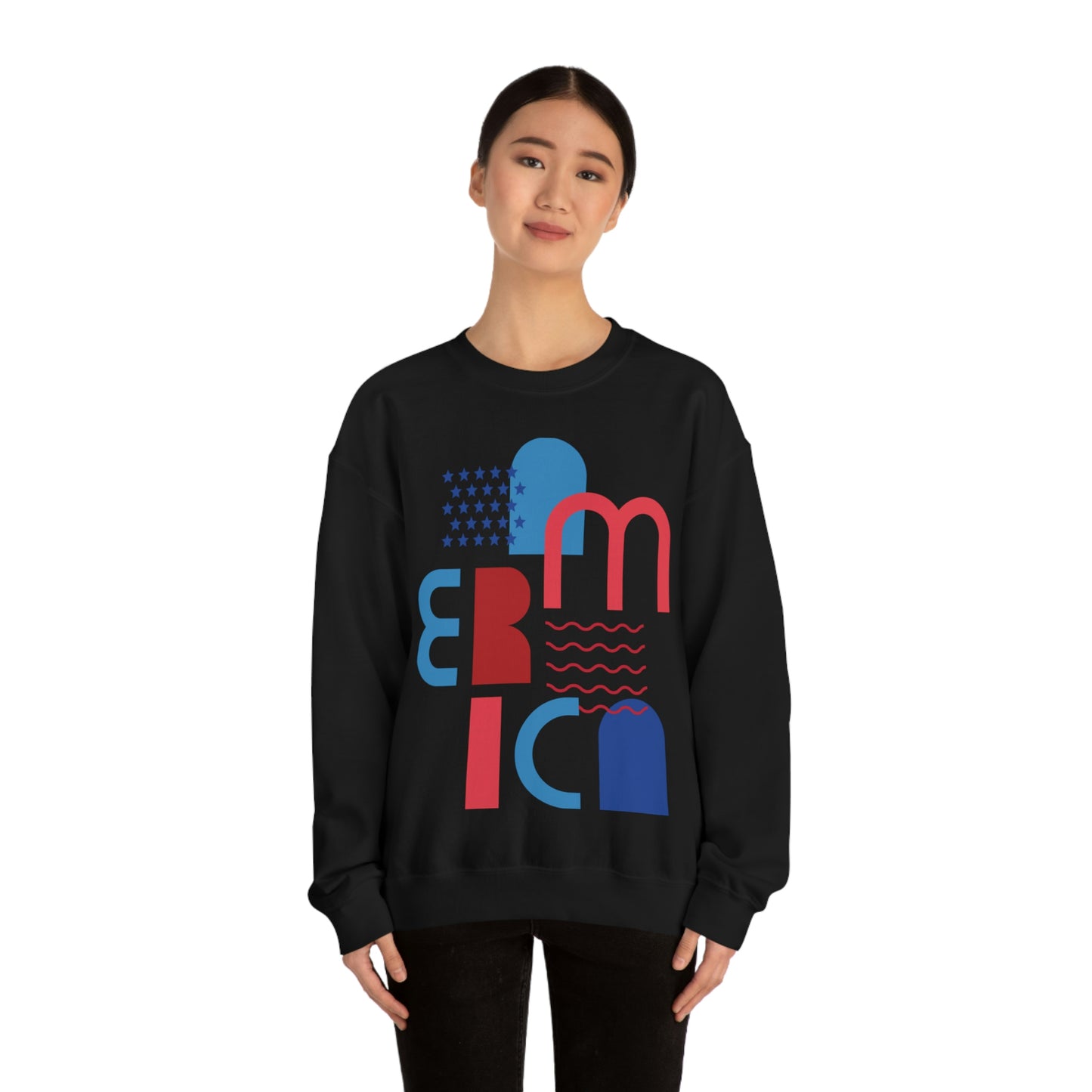 Sweat-shirt ras du cou America, il a l'air fabuleux ! 