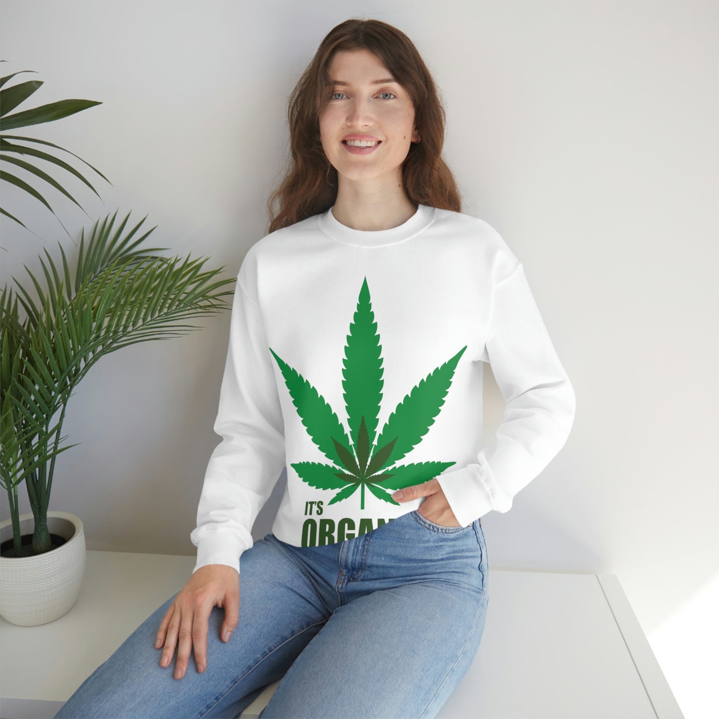 Sudadera Es Hoja Verde Orgánica ¡Vamos a una fiesta!
