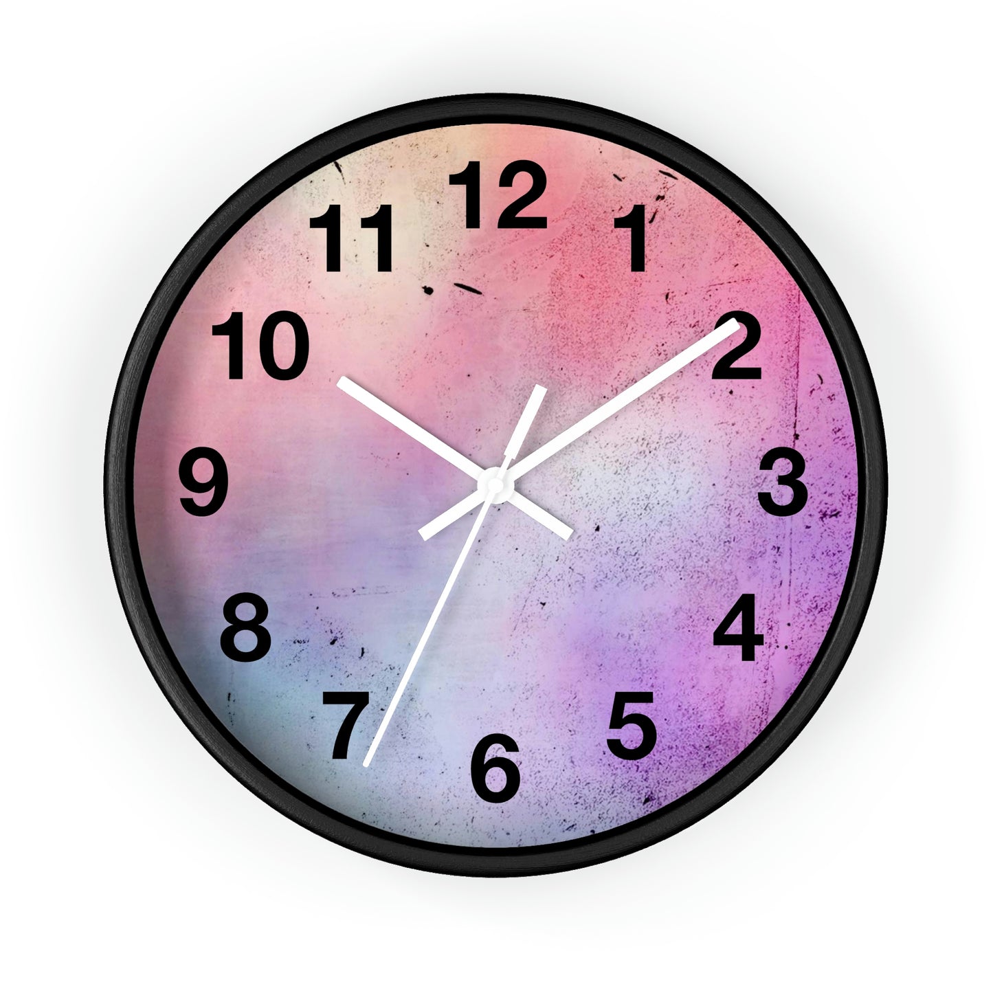 Horloge murale rose clair violet Quelle horloge murale fabuleuse !