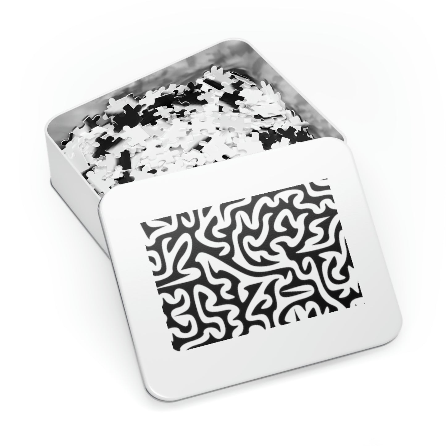 Black and White Maze Jigsaw Puzzle I Love Games!
