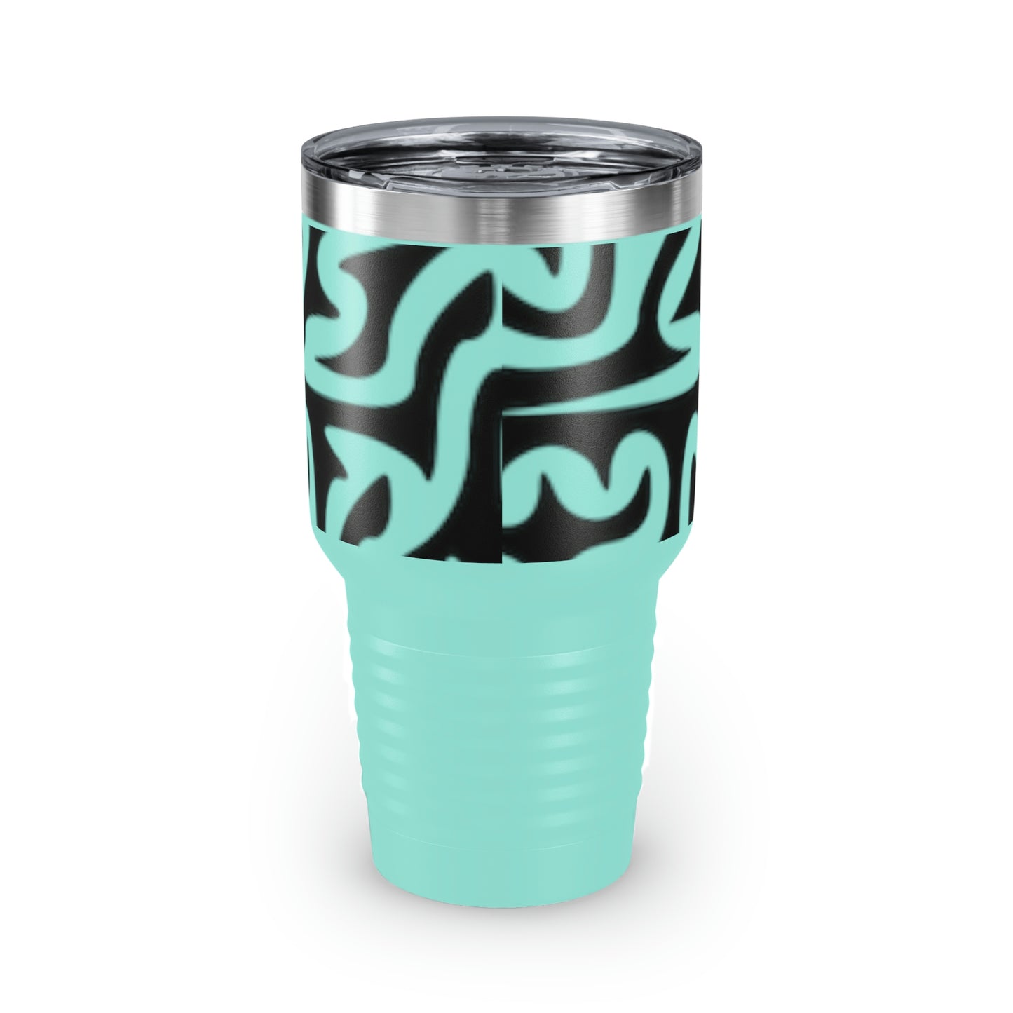 Vaso con cuello redondo y diseño de laberinto, 30 oz, para refrescos, té, agua, jugos, cerveza y vino